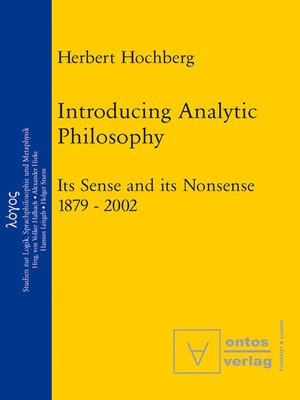 cover image of Introducing Analytic Philosophy